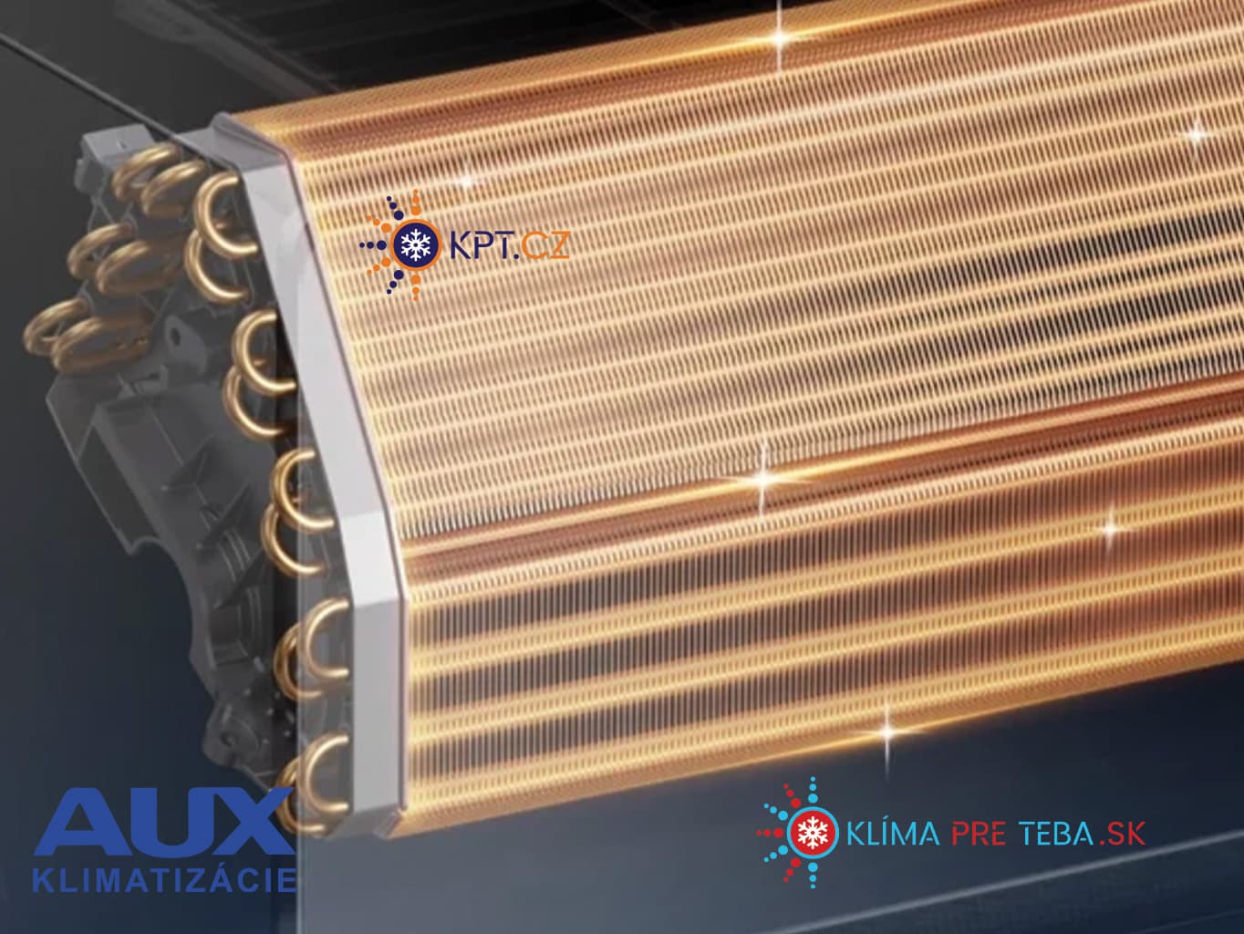 pozlateny vyparnik AUX CM Smart Premium voice,